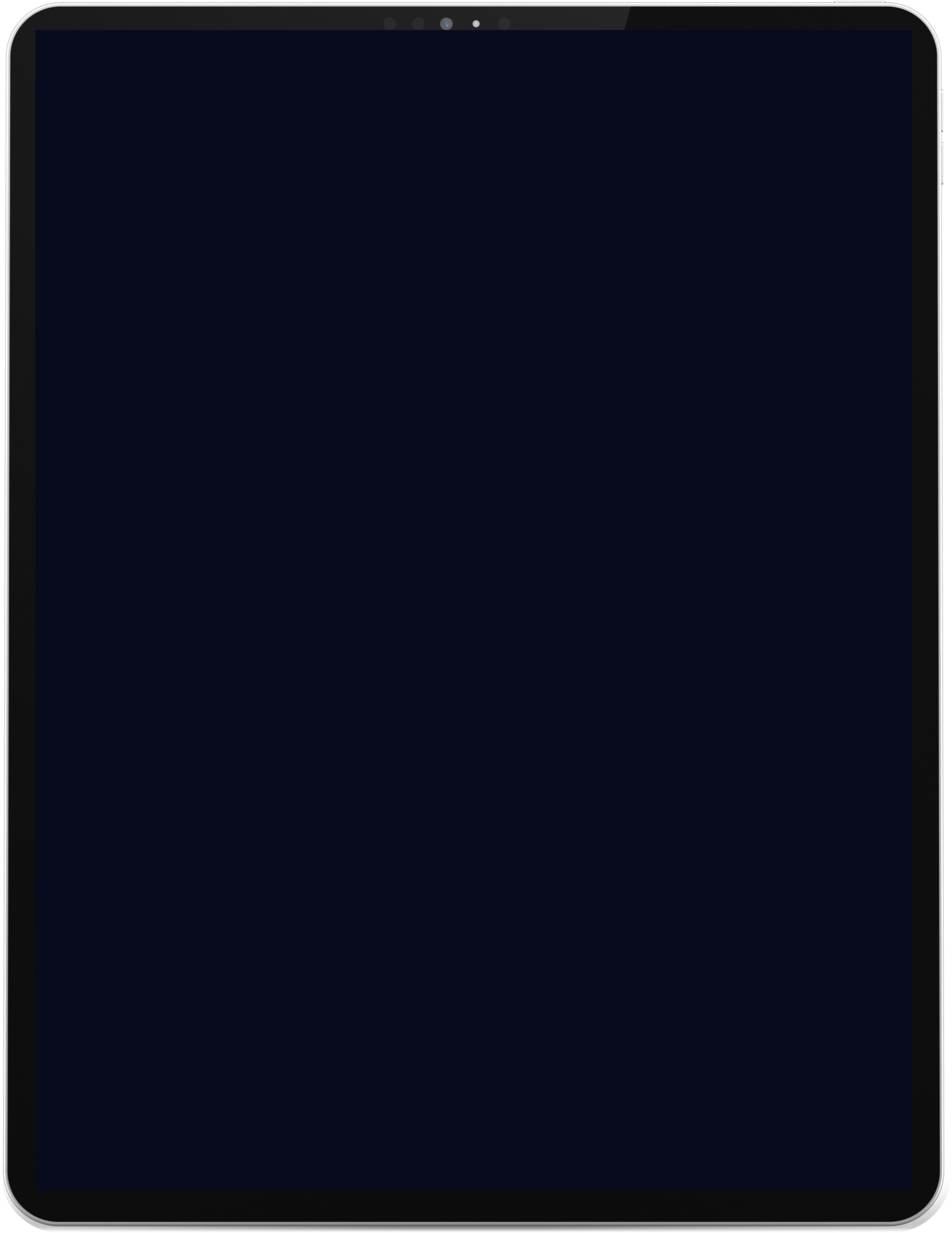 Image of an Ipad with a contact form inside